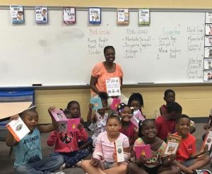 Cleveland Kids' Book Bank volunteer reader