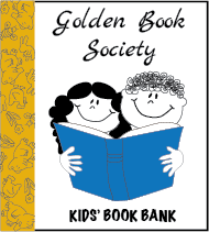 GoldenBookLogo-PNG Golden Book Society text with Kids' Book Bank logo