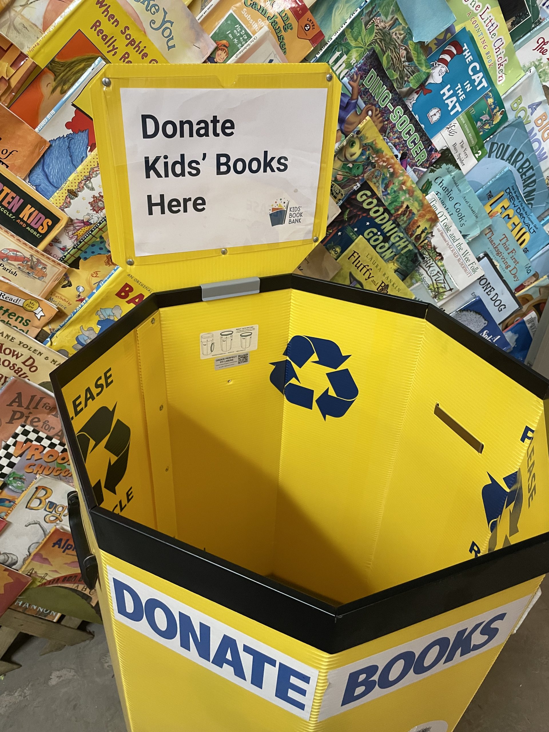 Cleveland Kids' Book Bank indoor book collection bin