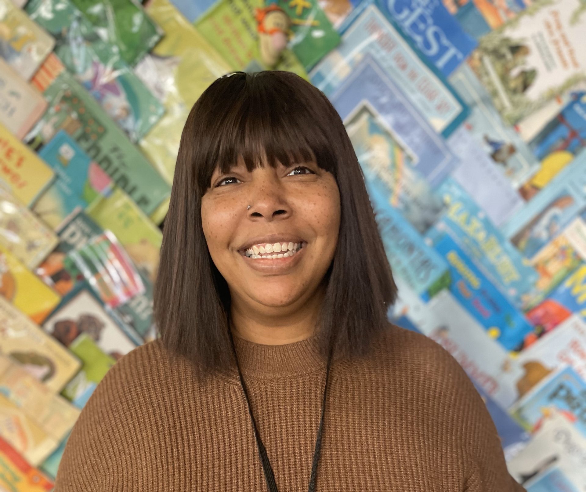 Sherita-Malcolm Cleveland Kids' Book Bank Administrator Margie Ordog